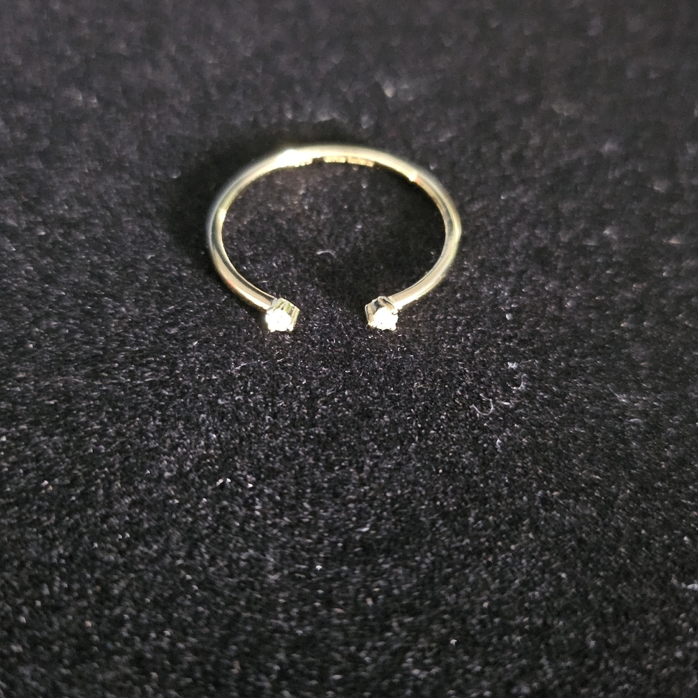 NWT Ana Luisa Hailey Open Gold Ring - Picture 3 of 5